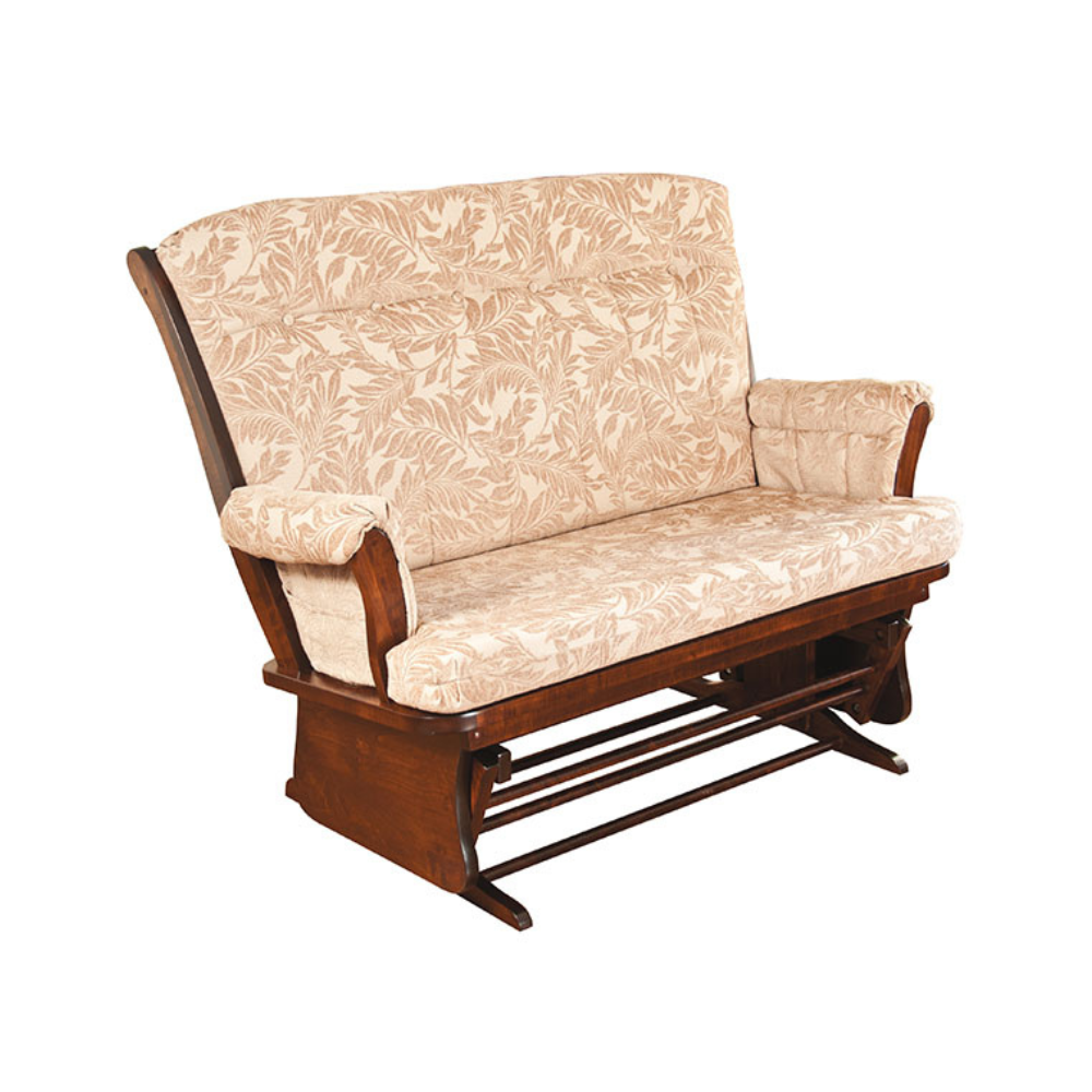 Sleigh Back Loveseat Glider